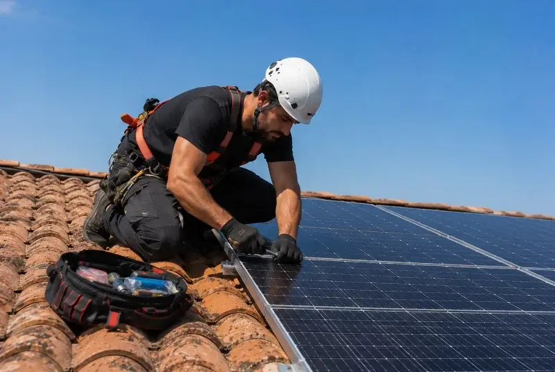 Maintenance et monitoring de panneaux solaires à Belpech